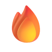 płomień emoji